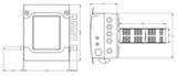 1% CO2 Gas Detection Duct Mount Level Controller & Transmitter Without Display